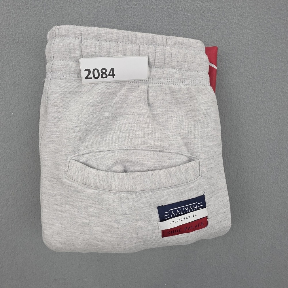 Aaliyah X Shoe Palace Mens Medium Grey Heather Fleece Jogger Sweatpants - Picture 9 of 9